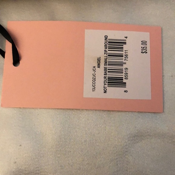 Juicy Couture Angel Not Your Babe Small Zip Around Bifold Wallet NWT - Picture 4 of 16